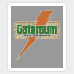 Gatorgum Thirst Quencher 1970 Sticker